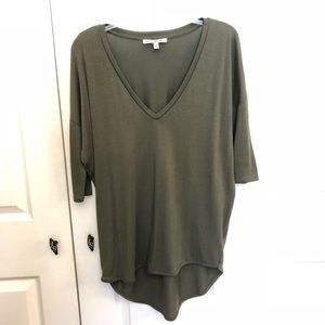 Express one eleven 3/4 sleeved shirt